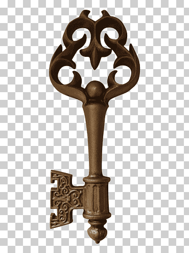 llave de esqueleto ropa antigua vintage, llave, metal, objetos, bloquear png