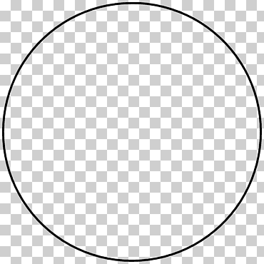 Ilustración negra redonda, forma de círculo, borde de línea, cdr, ángulo, blanco png