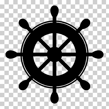timón de dibujo, barco, logo, transporte, Reino libre png
