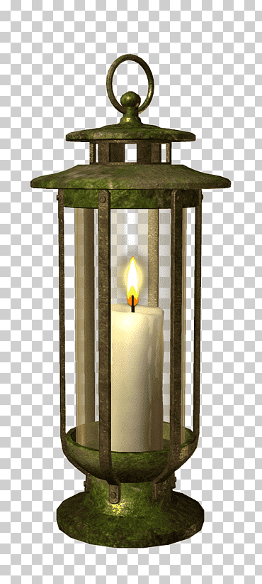 Ilustración de linterna de vela verde, lámpara de aceite de vela linterna de iluminación, lámparas retro, lámpara, luces, luz de la calle png