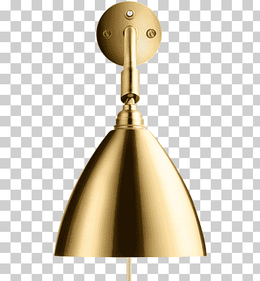 lampara laton bronce diseño museo, lampara de pared, lámpara, mueble, metal png