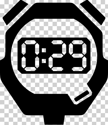 Cronómetro cronómetro reloj dibujo, cronómetro, logo, monocromo, reloj digital png