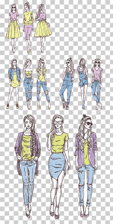 modelo de moda, moda femenina, púrpura, vacaciones, Chica de moda png