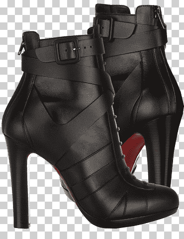 zapato de bota de moda calzado de tacón alto de cuero, louboutin, Moda, ante, zapato de la corte png