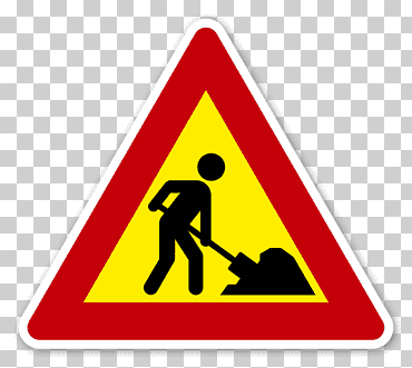 señal de tráfico obras viales, carretera, triángulo, señal de advertencia, logo png