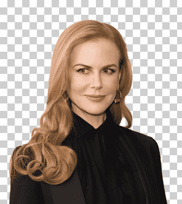 mujer vestida con camisa negra, nicole kidman glamour, en el cine, nicole kidman, mujer png