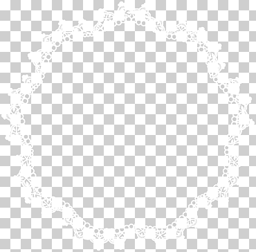 Ilustración de dobladillo textil blanco y negro, simetría de línea patrón de punto blanco y negro, marco de borde de encaje redondo, textura, ángulo, blanco png