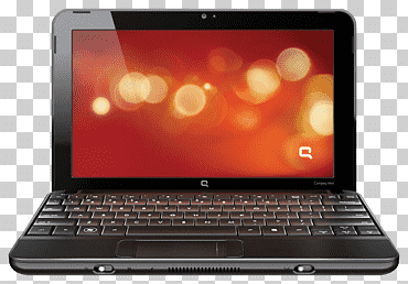 laptop hewlett-packard compaq presario hp mini, laptop, artilugio, electrónica, netbook png