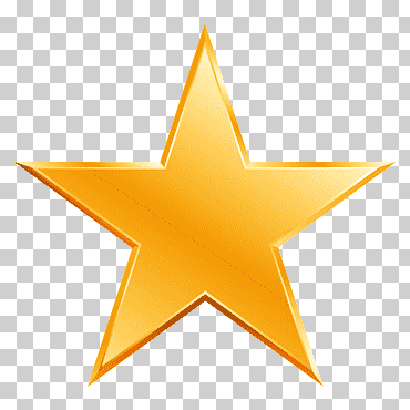 estrella de oro, estrella, estrella, ángulo, naranja, simetría png