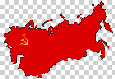 historia de la unión soviética rusia estados soviéticos disolución de la unión soviética, unión soviética, bandera, mapa, emblema estatal de la union sovietica png