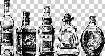whisky vodka bebida destilada gin brandy, vino, Copa de vino, monocromo, feliz cumpleaños vector imágenes png