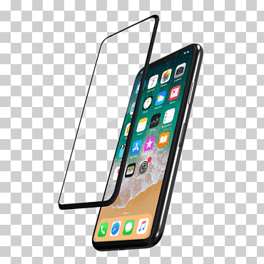 teléfono inteligente protectores de pantalla iphone x vidrio templado, vidrio lleno, vaso, electrónica, artilugio png