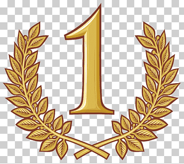 primer lugar, marrón 1 con ilustración de hojas, cinta, comida, hoja png