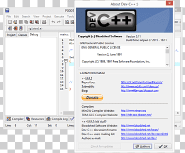 Programación informática dev-c ++, gnu fortran, texto, computadora, programa de computadora png