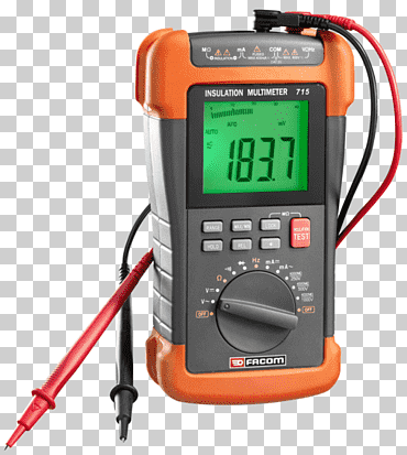 multímetro megohmmeter cable eléctrico electricidad, ph.d., electrónica, medición, Doctor en Filosofía png