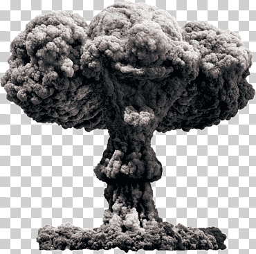 Explosión atómica en forma de payaso, explosión nuclear en la nube de hongo, explosión en la nube de hongo, otro, nube, explosión png