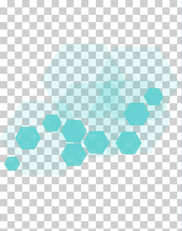 Ilustración de verde azulado, icono de hexágono de datos digitales, ciencia y tecnología de productos electrónicos, textura, azul, ángulo png