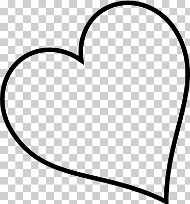 contorno del corazón, corazón, amor, blanco, hoja png