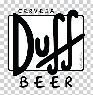 duff cerveza homer simpson duffman logo, cerveza, texto, rectángulo, logo png