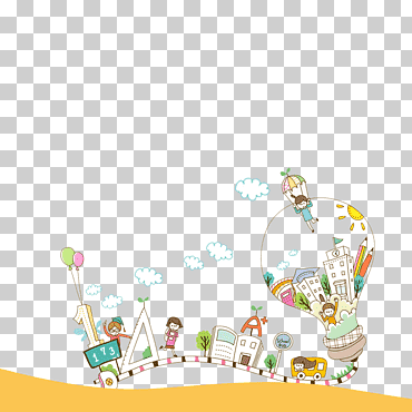 Ilustración de edificio de varios colores, Ilustración de conocimiento de la educación del maestro, Decoración de carteles para el día del maestro, texto, decoración, mano png