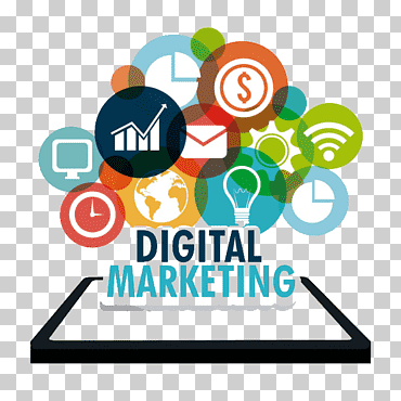 logotipo de marketing digital, desarrollo web marketing digital optimización de motores de búsqueda comercio electrónico, ícono de tableta, electrónica, diseño web, texto png