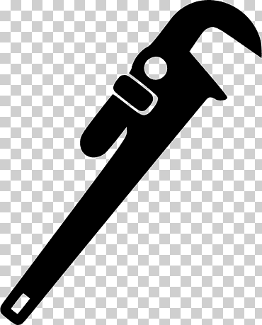 Spanners Tool Pipe wrench Adjustable spanner, others, cross, silhouette,  spanners png