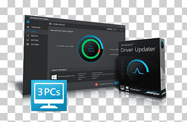 Драйвер устройства Ashampoo Driver Booster Computer Software Компьютерная программа, драйвер 3, электроника, другие, компьютерная программа png
