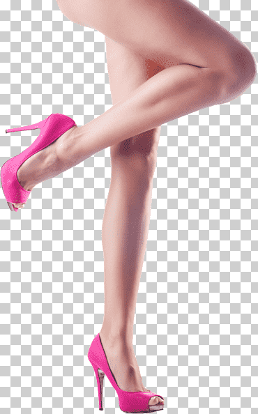 Rosa tacones altos mujer piernas lado cerrar, molde de la pierna, piernas, piernas femeninas png