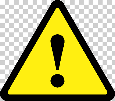 logotipo de precaución, símbolo de señal de advertencia, triángulo amarillo s, firmar, señalización, triángulo de color png