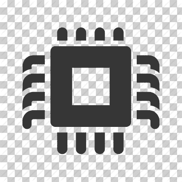 icono de unidad de procesamiento central de circuito integrado, chip, electrónica, formatos de archivo de imagen, texto png