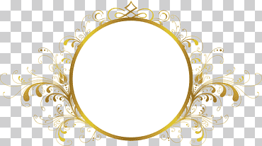 Marco de archivo de computadora, marco, ilustración de espejo enmarcado floral dorado redondo, cuadro, marco dorado, texto png