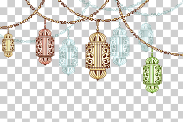Ramadán dibujando en ayunas en el islam, candelabros exóticos, linternas de colores surtidos ilustración, colgante, feliz cumpleaños vector imágenes, Eid al-Adha png