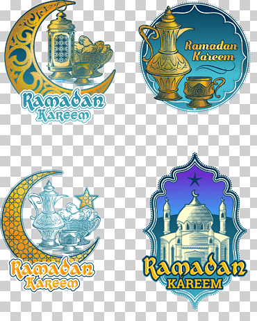 logotipos de ramadan, euclides, icono de ramadan islámico pintado a mano, pintura de acuarela, vacaciones, texto png