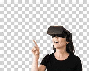 oculus rift htc vive realidad virtual mundo virtual, dama, micrófono, sombrero, htc vive png