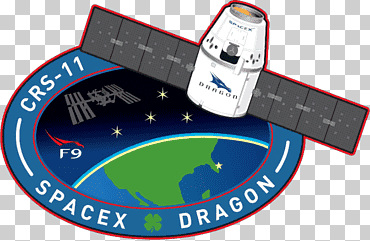 spacex crs-11 spacex crs-10 estación espacial internacional spacex crs-4, halcón, animales, logo, halcón png