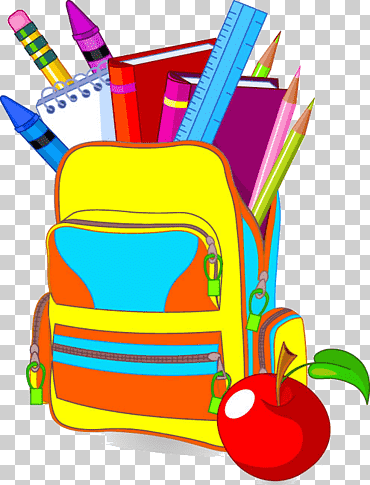 bolsa de la escuela del estudiante, la escuela comenzó, mochila, Suministros escolares, autobús escolar png
