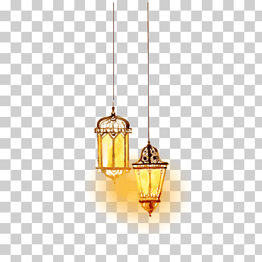 islam iluminación, hermosa iluminación islámica acuarela, dos lámparas colgantes, pintura de acuarela, hojas de acuarela, linterna png