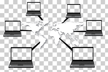 red de computadoras topología de red red de área local internet, computadora, electrónica, mueble, computadora png
