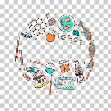 ciencia de papel etiqueta tecnología conocimiento, ciencia, laboratorio cosas ilustración, experimentar, laboratorio, Ingenieria png