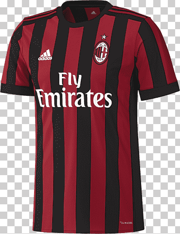 C.A. milan camiseta jersey jersey, ac milan, camiseta, deporte, camisa activa png