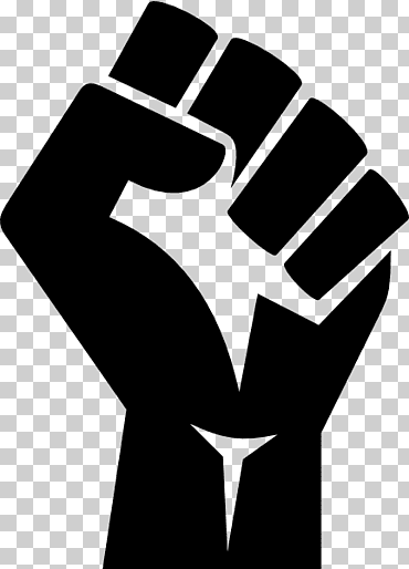 puño levantado, dar la mano, mano, logo, silueta png
