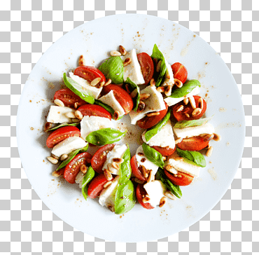 plato de verduras, ensalada griega ensalada israelí caprese ensalada, ensalada de tomate, vegetales de hoja, comida, receta png