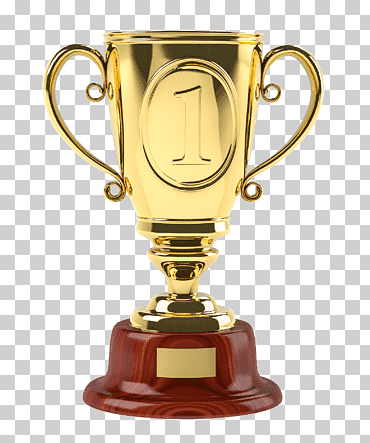 Trofeo dorado y marrón, trofeo, copa trofeo., juego, cinta, medalla png