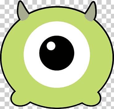monster university mike wazowski illustration, disney tsum tsum cinderella minnie mouse, lidiar con ello, hoja, Moda, dibujos animados png