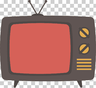 Ilustración de tv crt, televisor, antena tv retro antigua, televisión, electrónica, rectángulo png