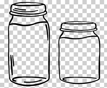 frasco contenedor de vidrio, frasco, vaso, tarro de albañil, masón png