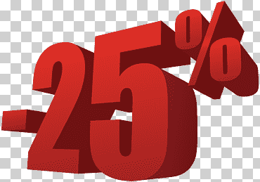 -25 por ciento de ilustración, 25% de descuento en venta, texto, etiqueta, logo png