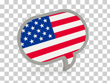bocadillo de diálogo de la bandera de los eeuu, idioma de traducción del acento de la gramática inglesa, bandera de los EE., diverso, Inglés, Ingles estandar png