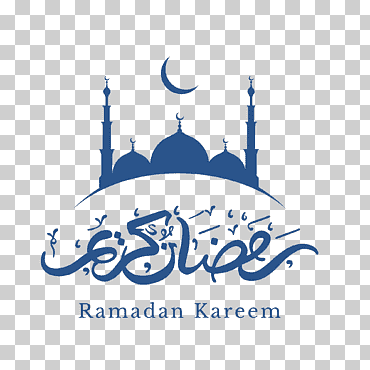 eid mubarak ramadan eid al-fitr quran, decoración de luna de quran azul, logotipo de kadem ramadan, colgante, vacaciones, texto png