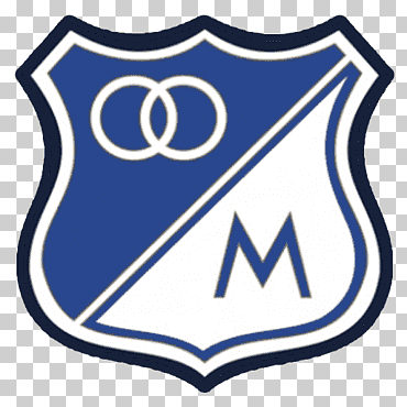 millonarios f.c. Categoría primera a atlético junior bogotá f.c. La equidad, escudos de fútbol de la liga de sueños., texto, logo, firmar png